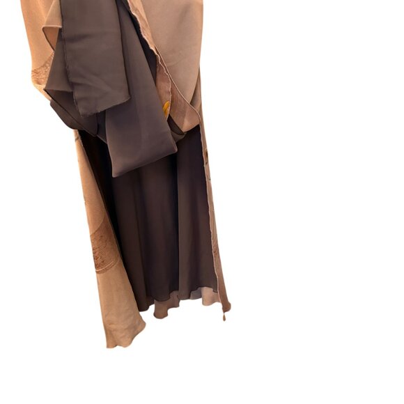 VTG Y2k Regine Los Angeles Fairycore Maxi Slip Deep V Back Embellished Dress M - Picture 8 of 16